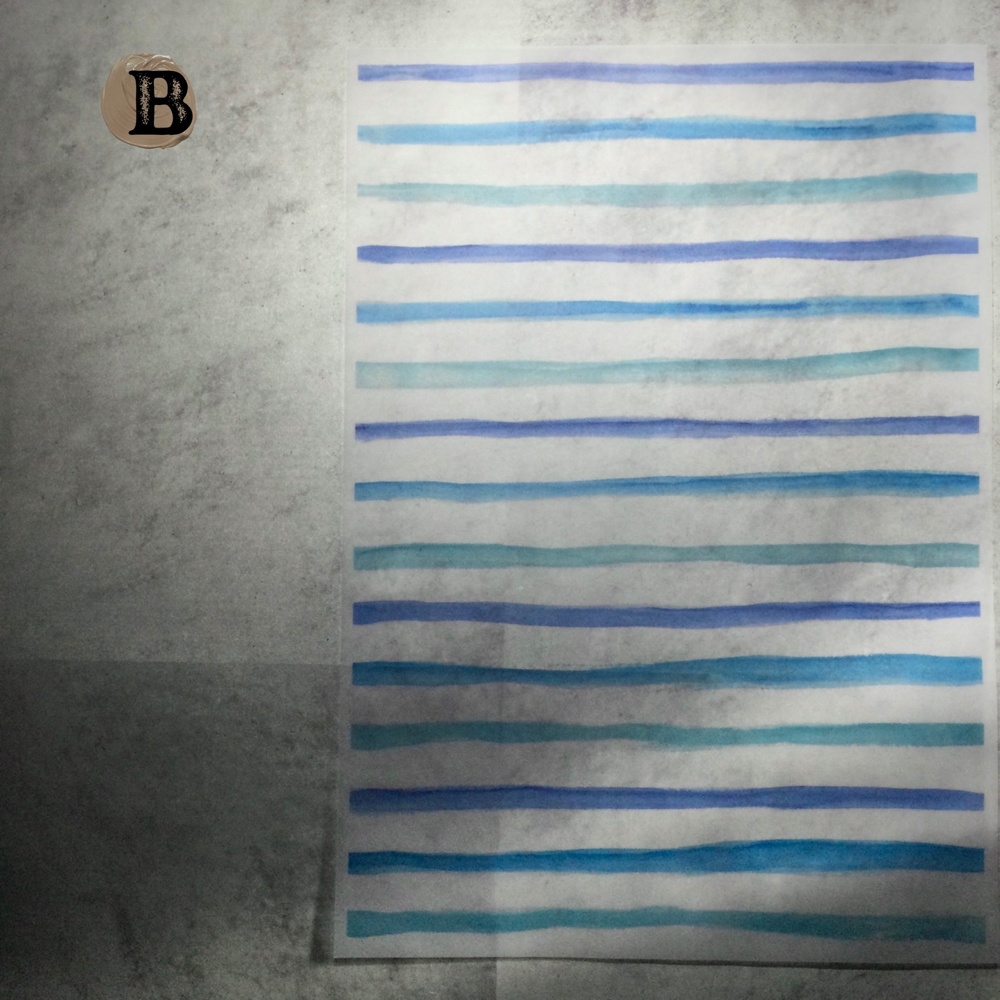 デザインペーパー BLUE STRIPES