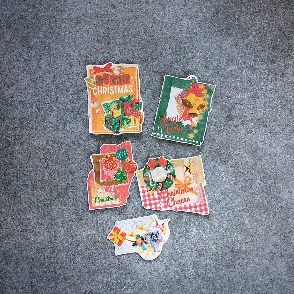 フレークシール CHRISTMAS COLLAGE