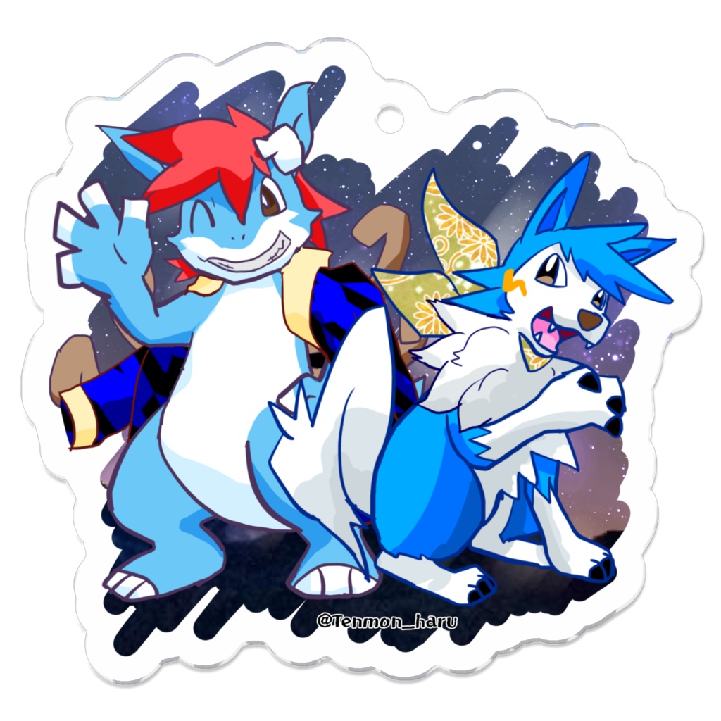 てんモンアクキー01Canopus&Sirius