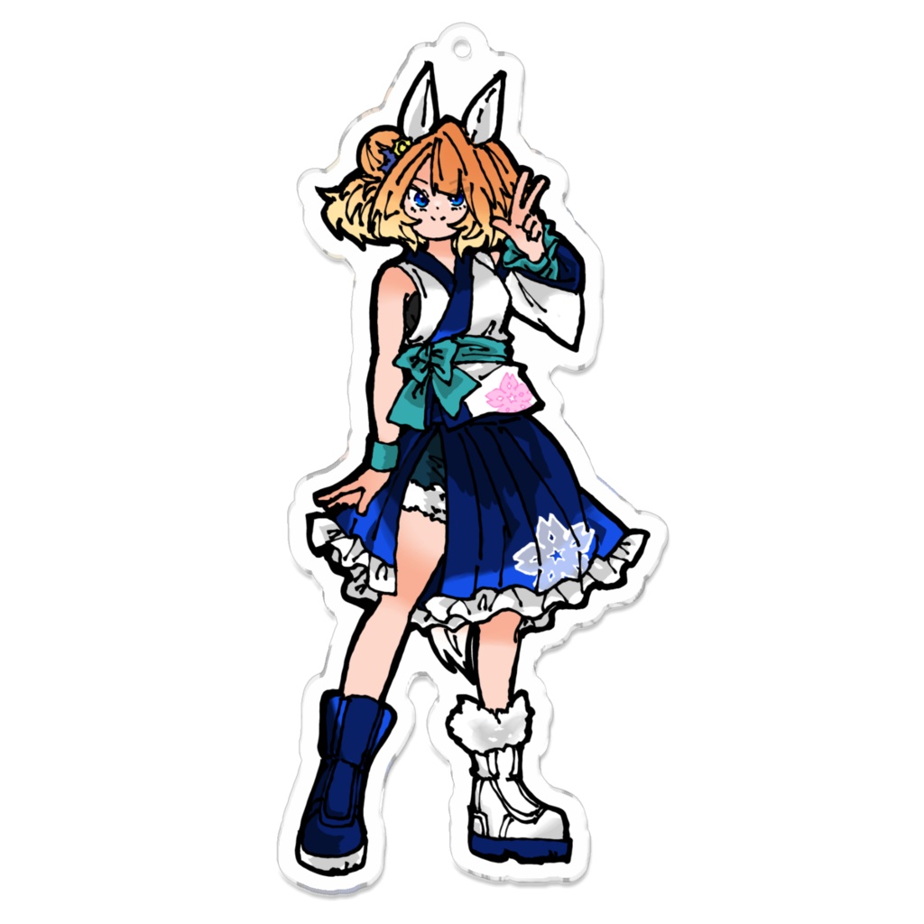 オルトゥスレオニス 勝負服 アクリルキーホルダー