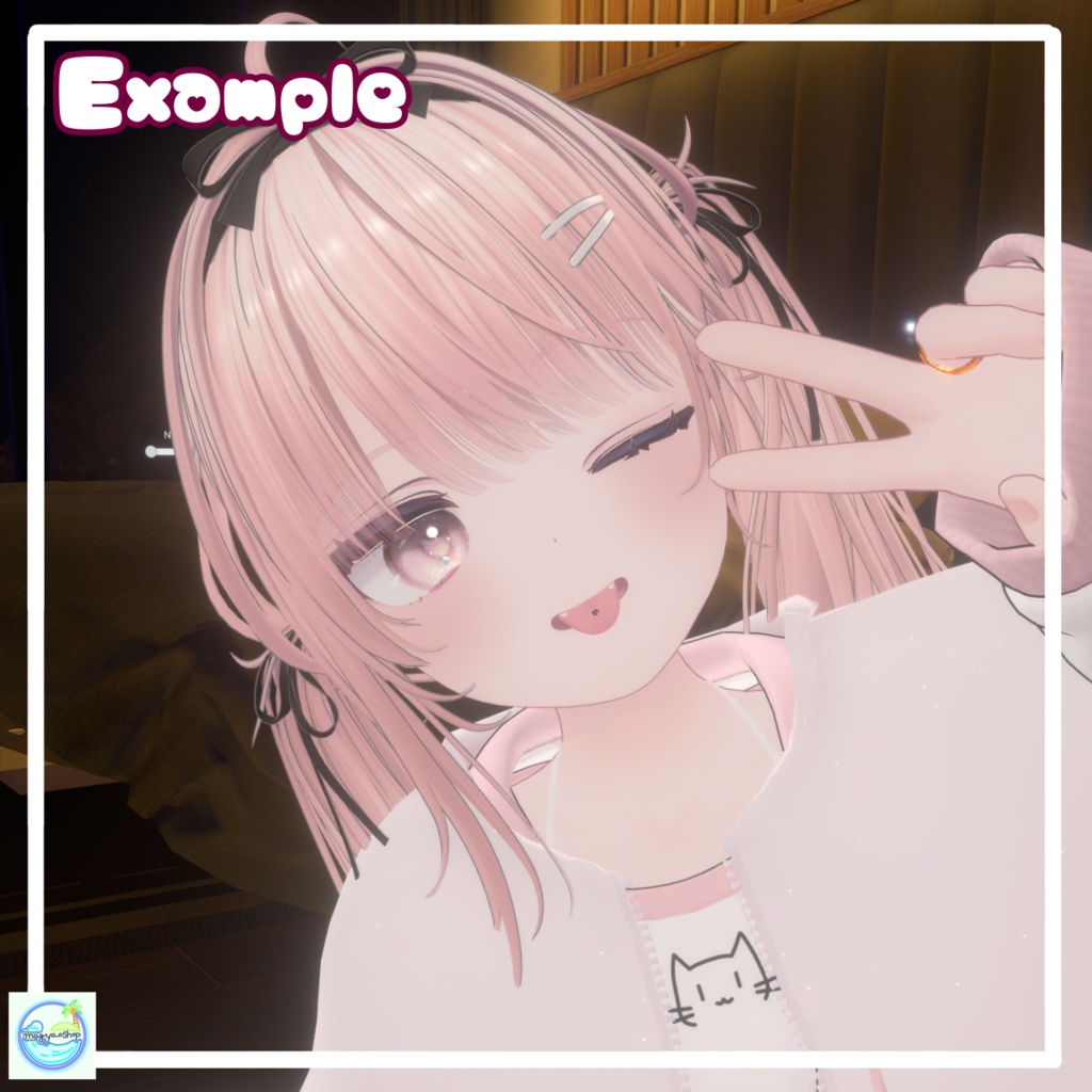 【2アバター対応】Tongue Piercing /舌ピアス