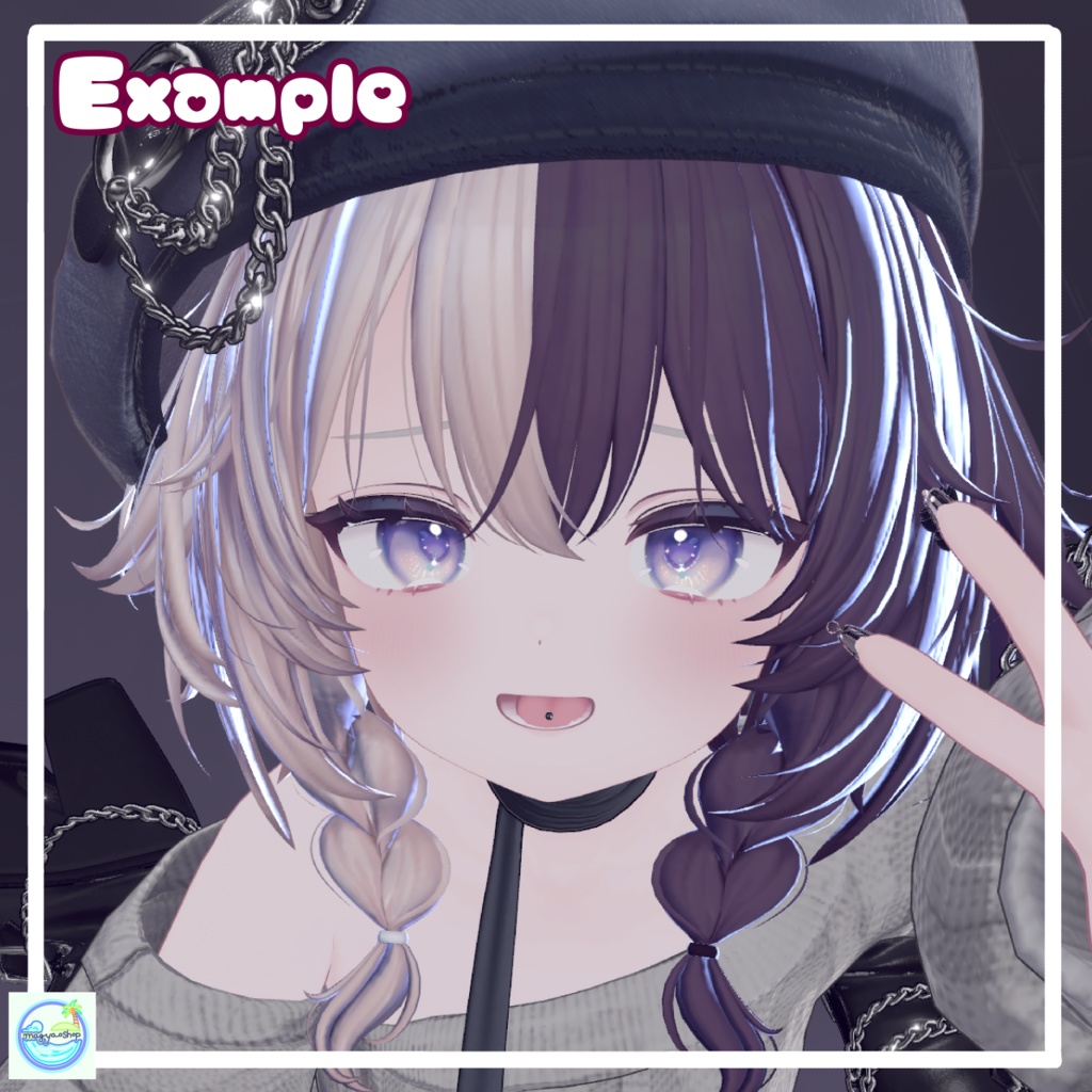 【2アバター対応】Tongue Piercing /舌ピアス