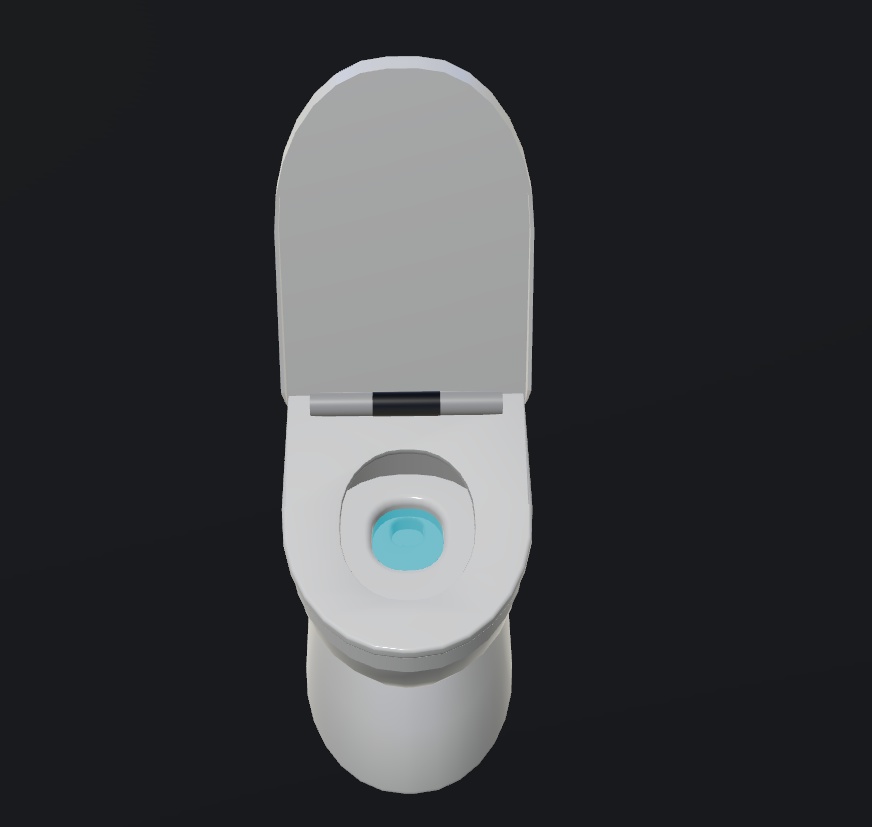 【3Dモデル】トイレセット / Toilet & Holder