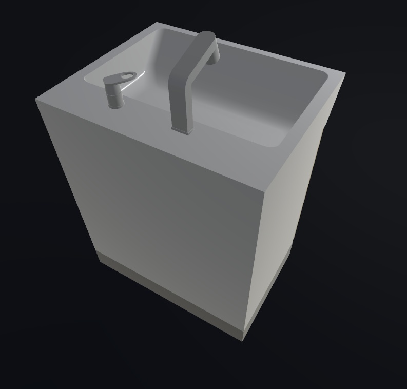 【3Dモデル】洗面台 / Washstand