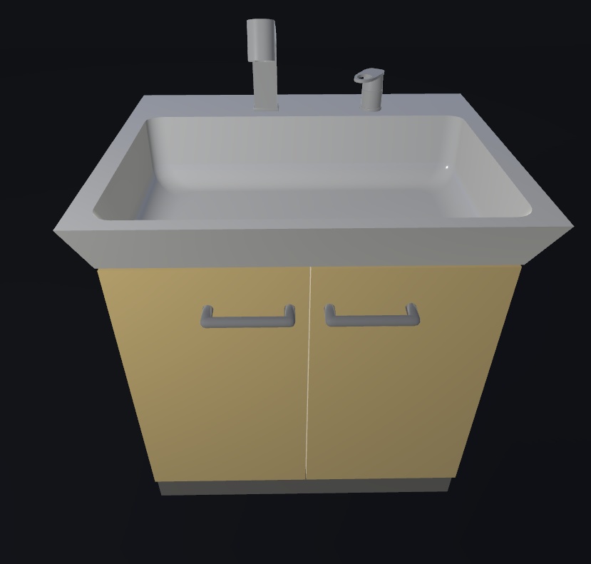 【3Dモデル】洗面台 / Washstand