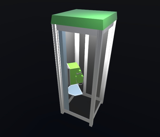 【3Dモデル】公衆電話 / PublicPhone