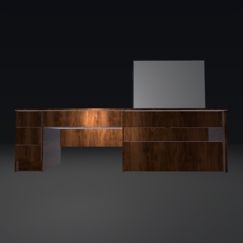 【3Dモデル】テレビ&テレビ台 / TV&Stand