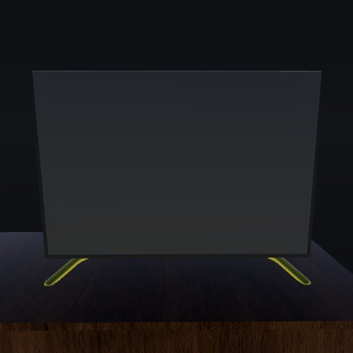 【3Dモデル】テレビ&テレビ台 / TV&Stand