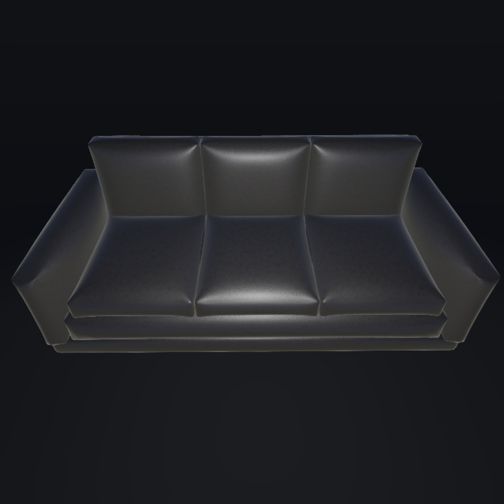 【3Dモデル】ふかふかソファー / sofa