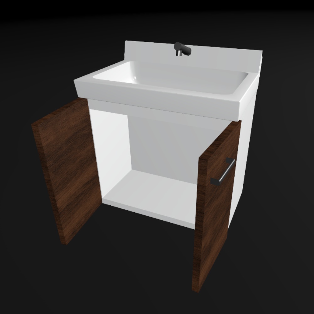 【3Dモデル】洗面台 / VanityUnit -Vol.3-