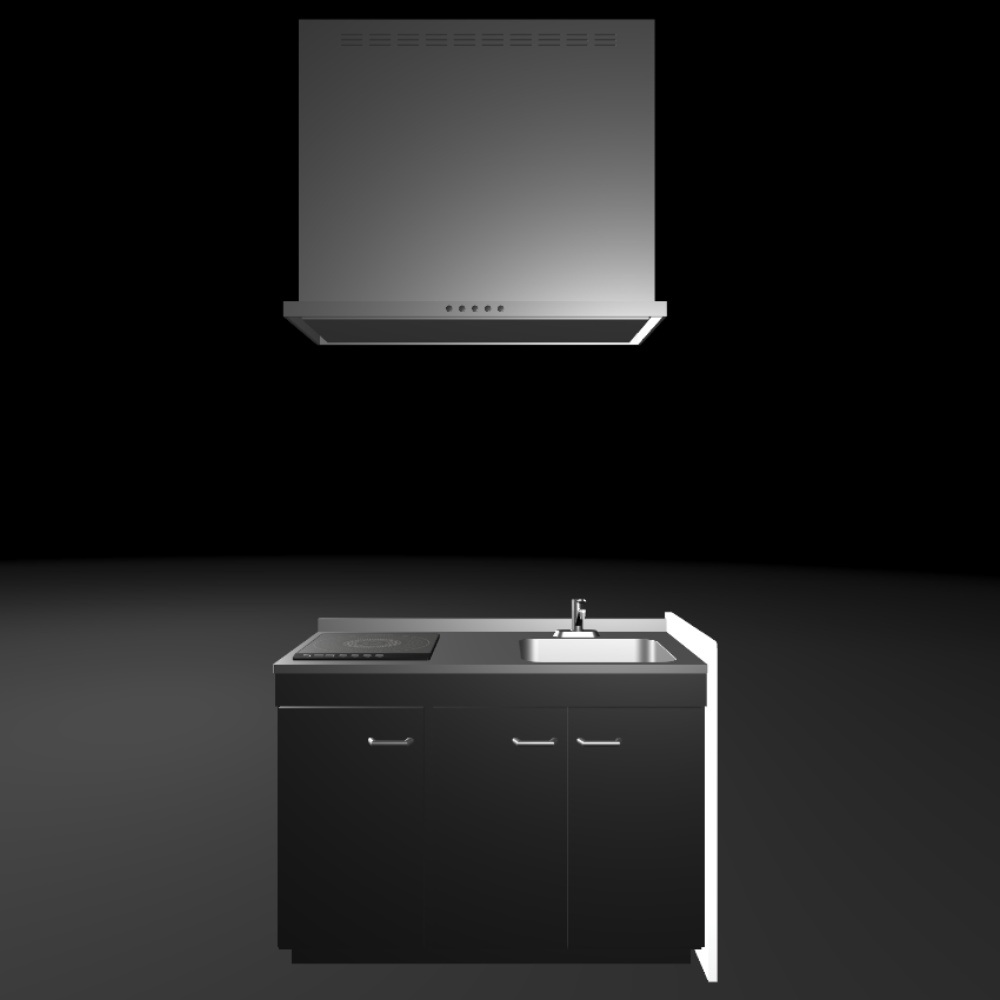 【3Dモデル】キッチン / Kitchin