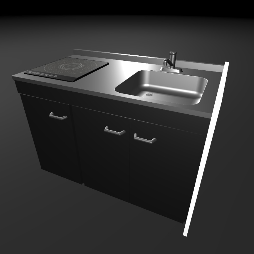 【3Dモデル】キッチン / Kitchin