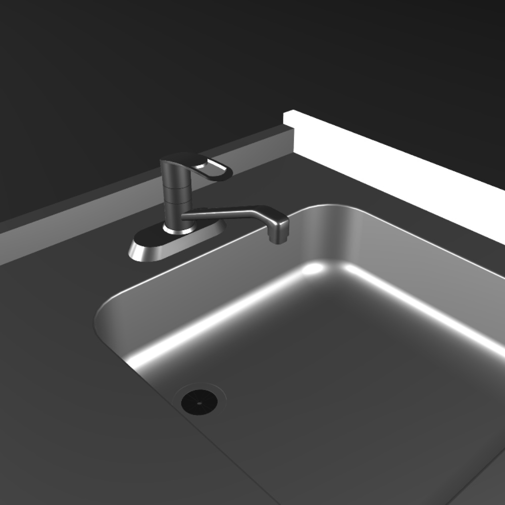 【3Dモデル】キッチン / Kitchin