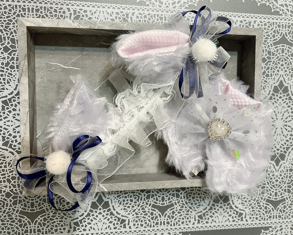 ネコ耳ヘッドドレス&ケープ