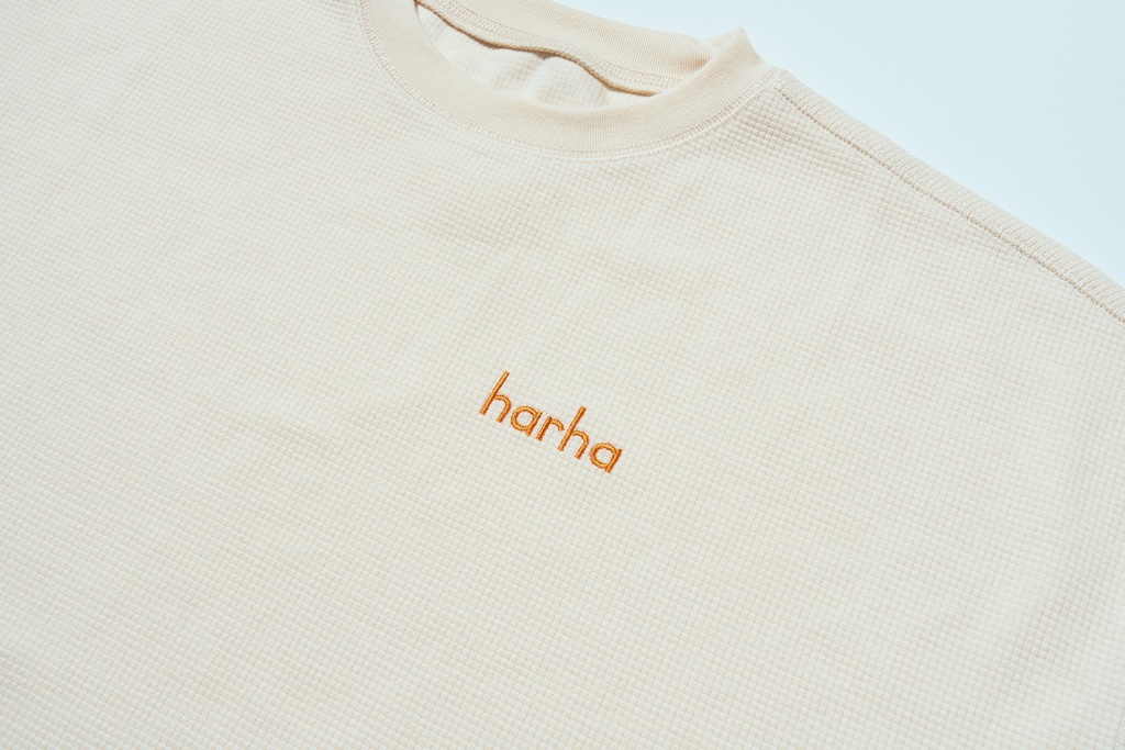 ビッグワッフルTシャツ ~ナチュラルクリーム~