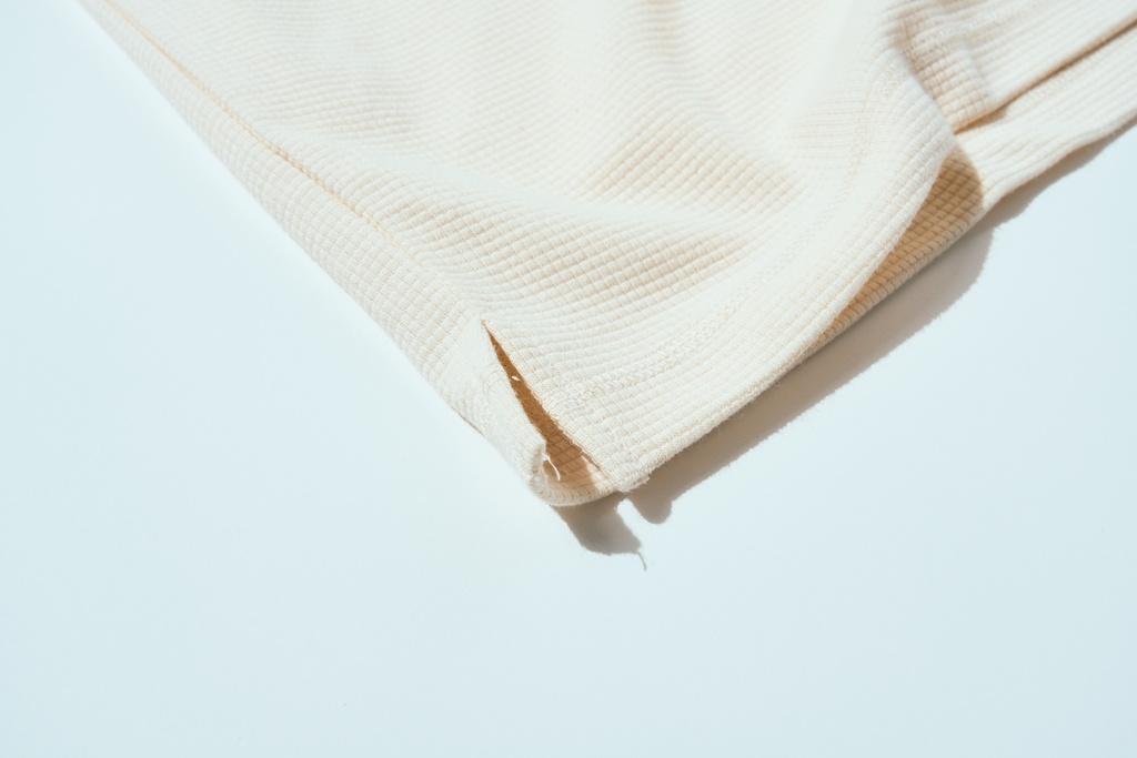 ビッグワッフルTシャツ ~ナチュラルクリーム~