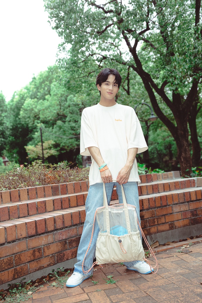 ビッグワッフルTシャツ ~ナチュラルクリーム~