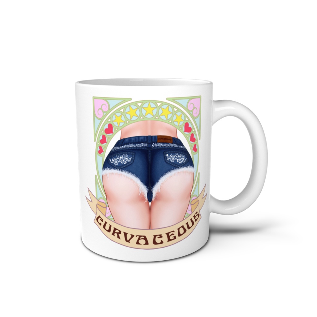 curvaceous ２designsマグカップ
