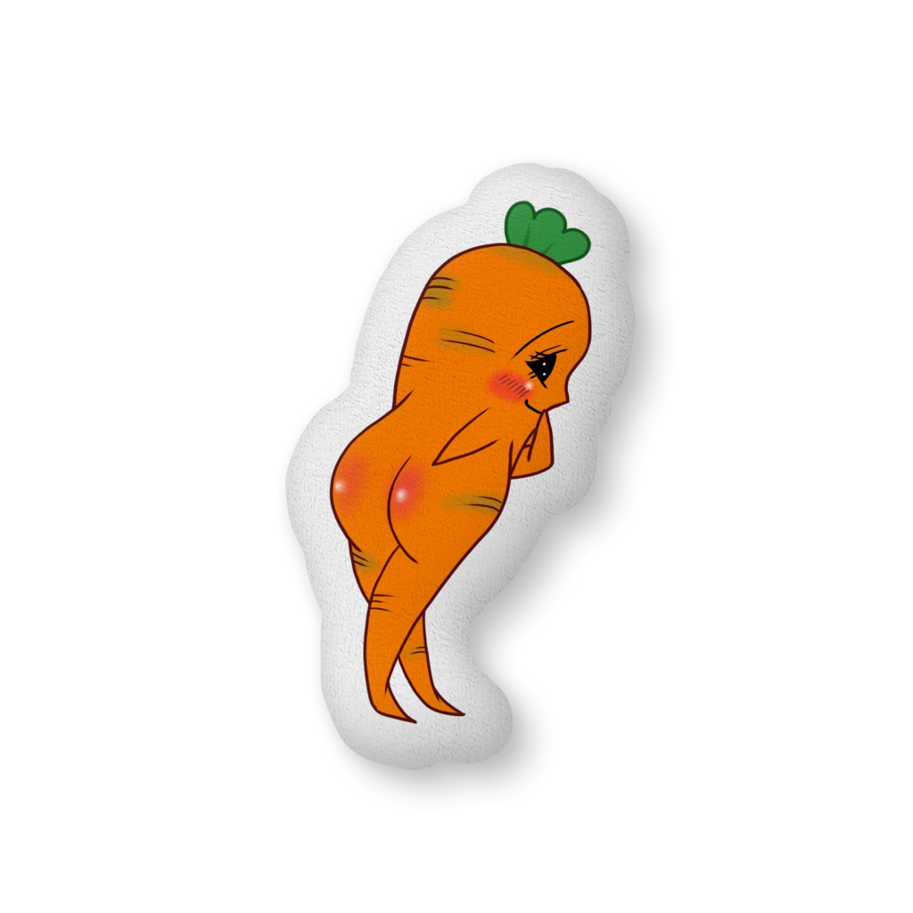 人参しりしりさん ふかふかクッション