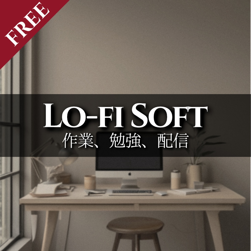 作業・配信にちょうどいい Lo-fi BGM集｜落ち着く空気の20曲パック【商用利用OK】
