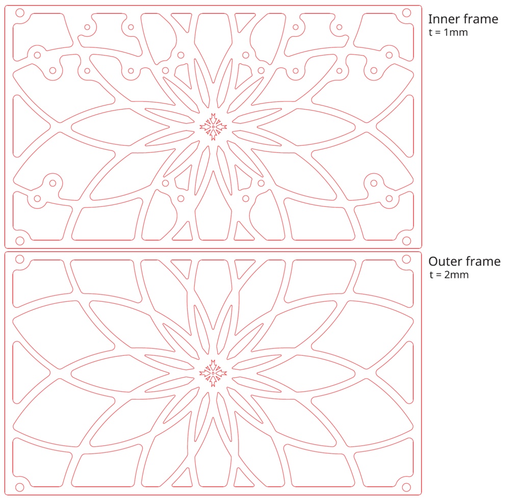 超小型Mini-ITX PK55用サイドパネル加工用データ