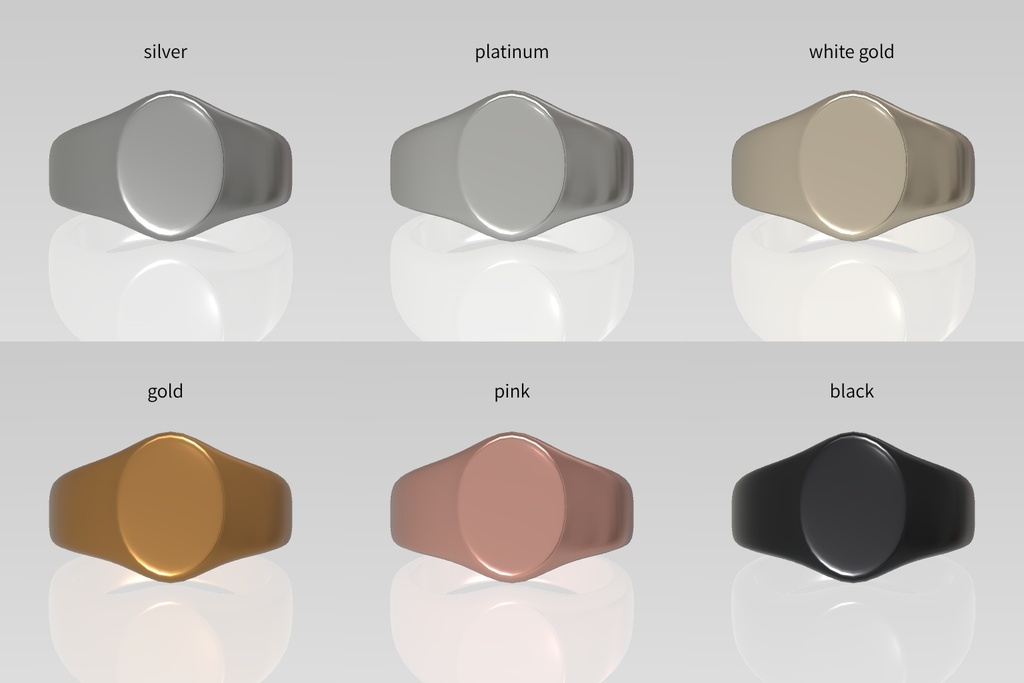【無料】【VRChat】シグネットリング 01