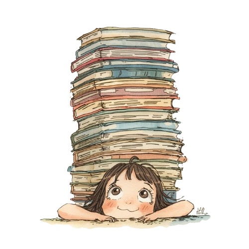 絵本アンティーク風クリップアート6点セット PNG(背景透過)