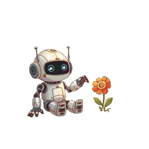 絵本アンティーク風クリップアート6点セット PNG(背景透過)