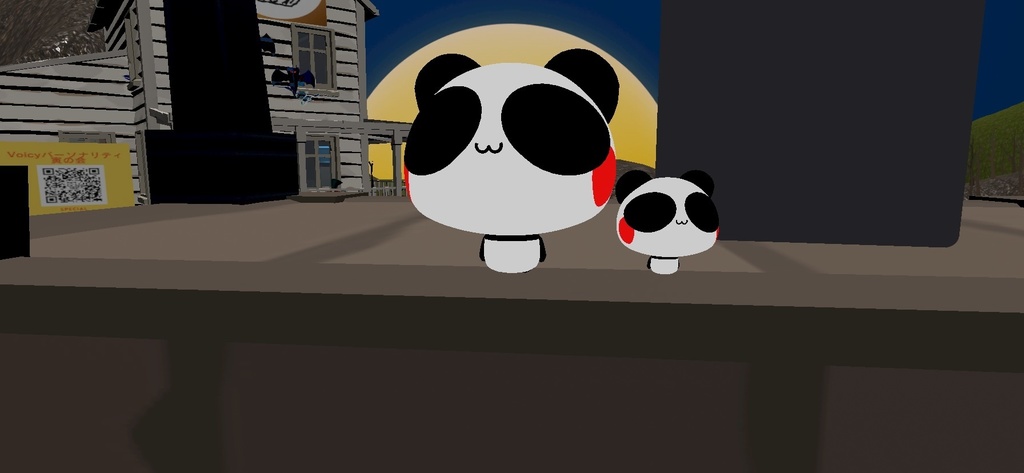 AopandaParty 3Dモデル あーちゃ・おーちゃん