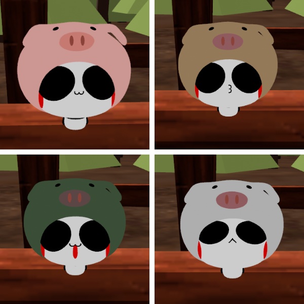 あおぱんだアバターブタちゃんセット