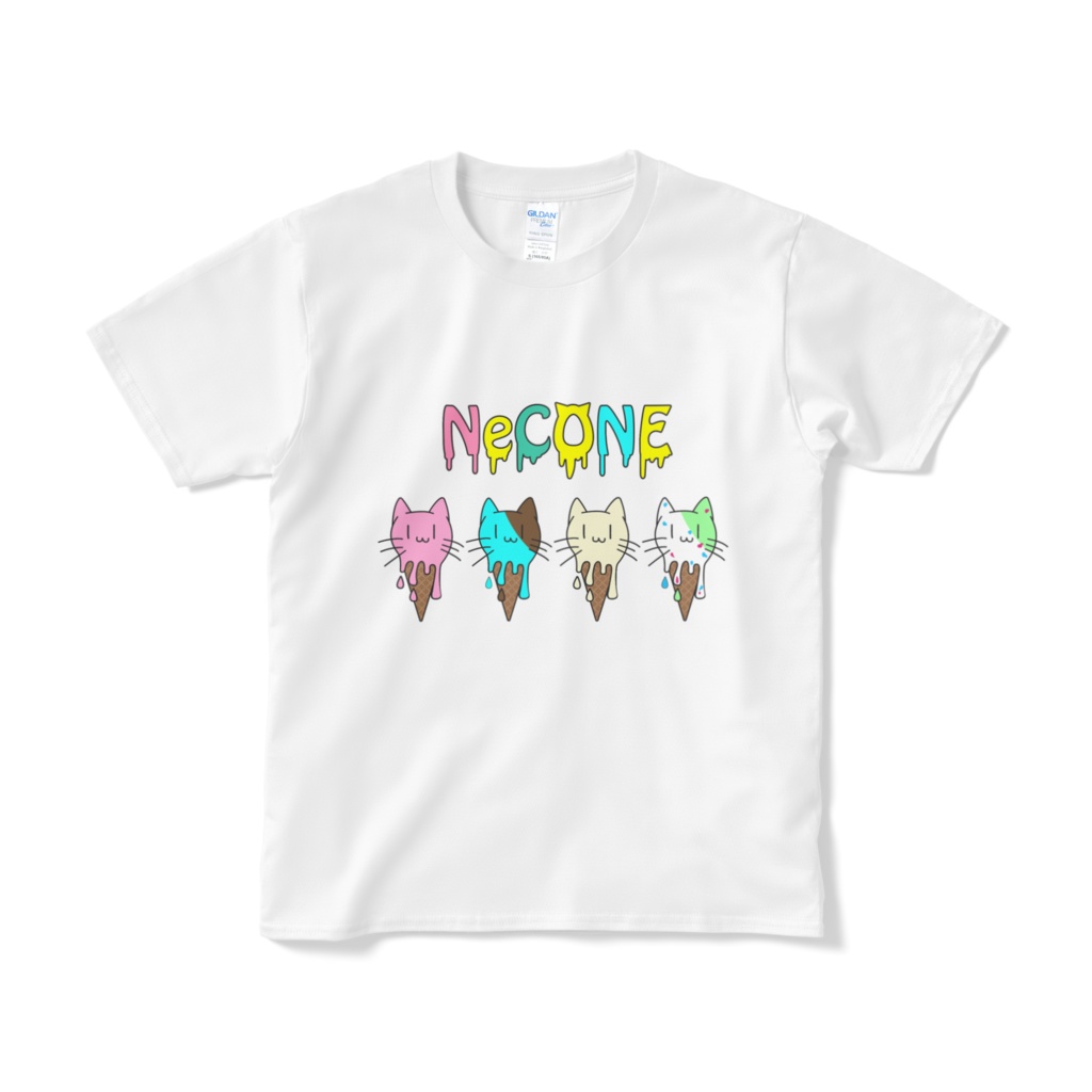 NeCONE カラーTシャツ