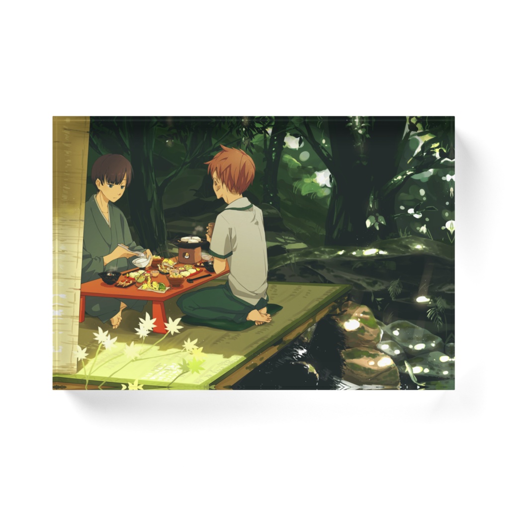 アクリルブロック【千歳緑の涼】