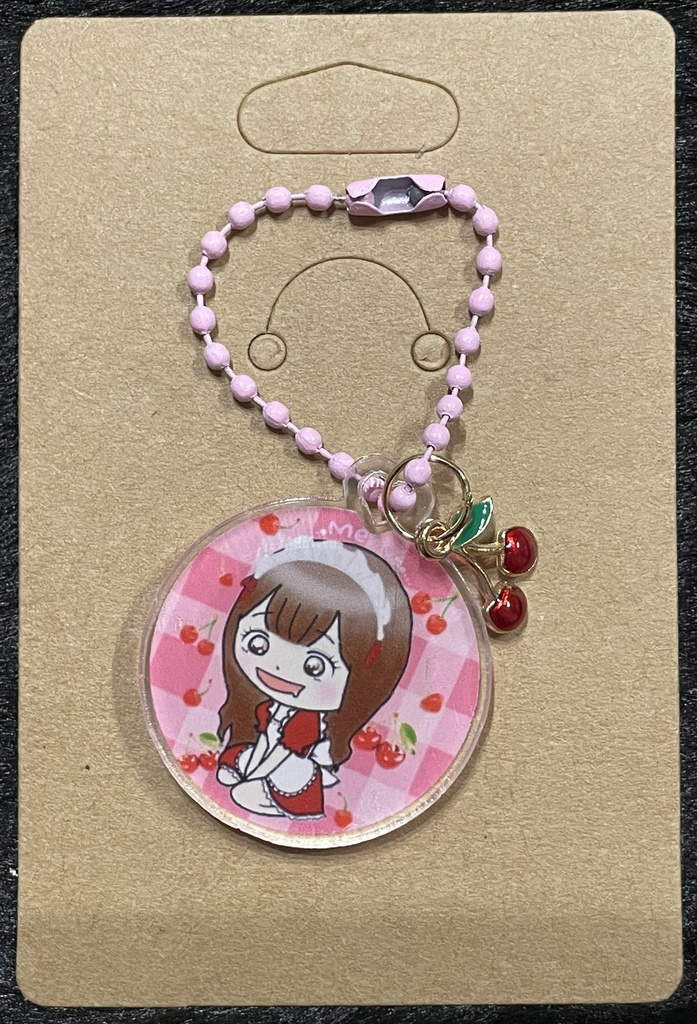 BCキーホルダー(🩷🍒)