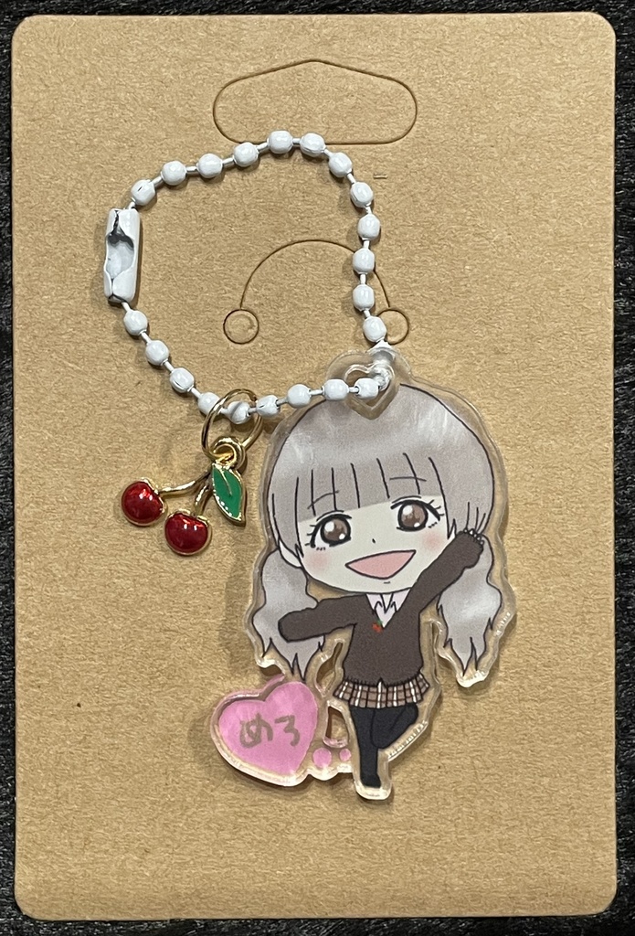 BCキーホルダー(‎🤍🍒)