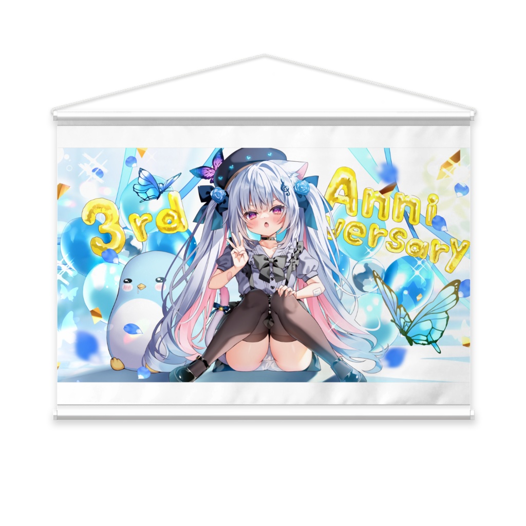 3周年タペ「照れ顔」