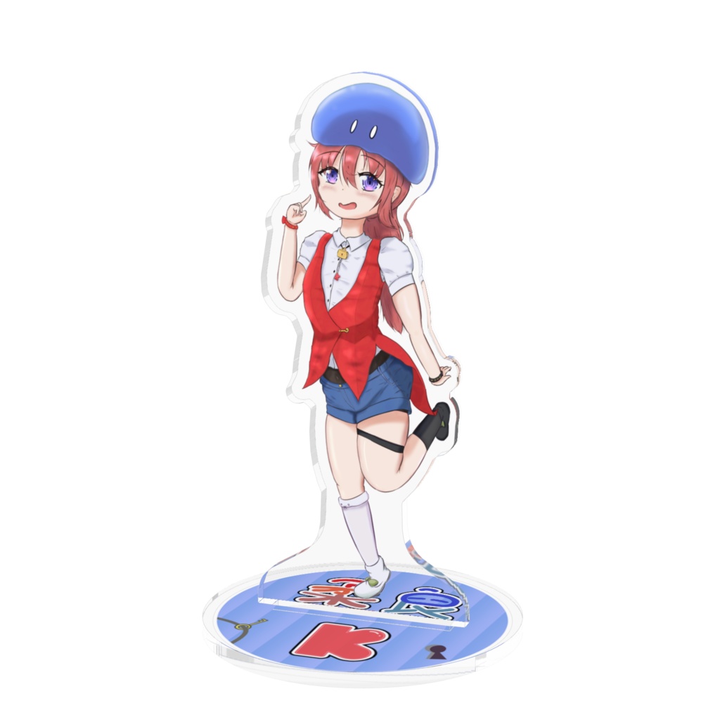 柔良Ｋアクリルフィギュア [7.5Anvキービジュアル/100x100mm]