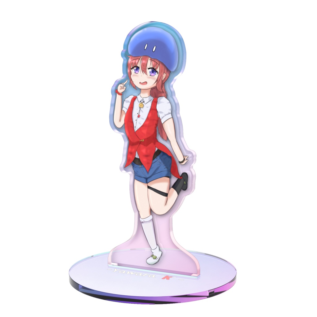 柔良Ｋオーロラアクスタ  [7.5Anvキービジュアル/100x100mm]