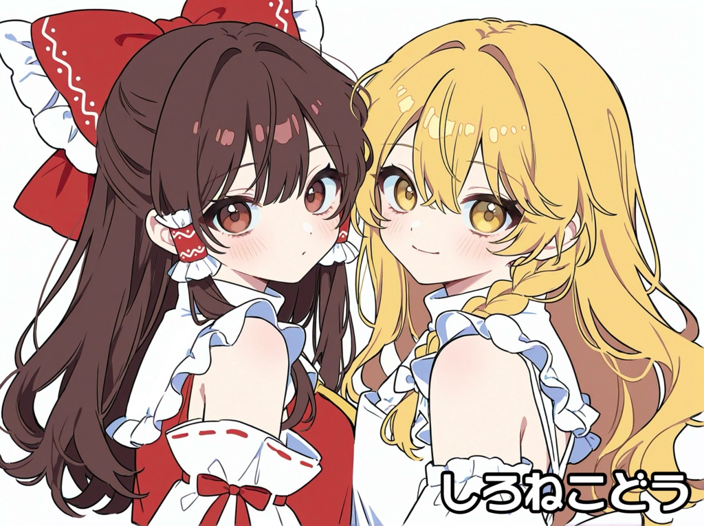 霊夢&魔理沙 サコッシュ バッグ