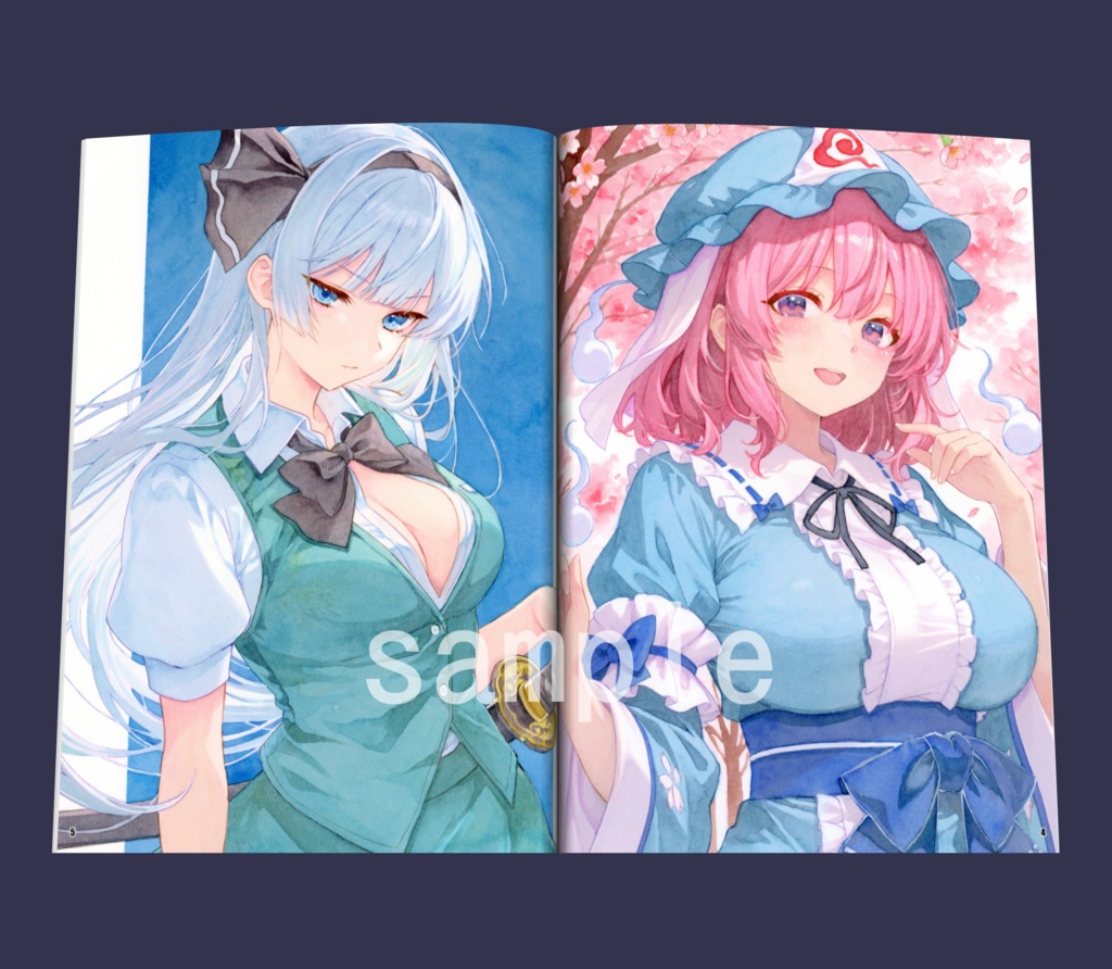【新刊】Water color works 東方画集