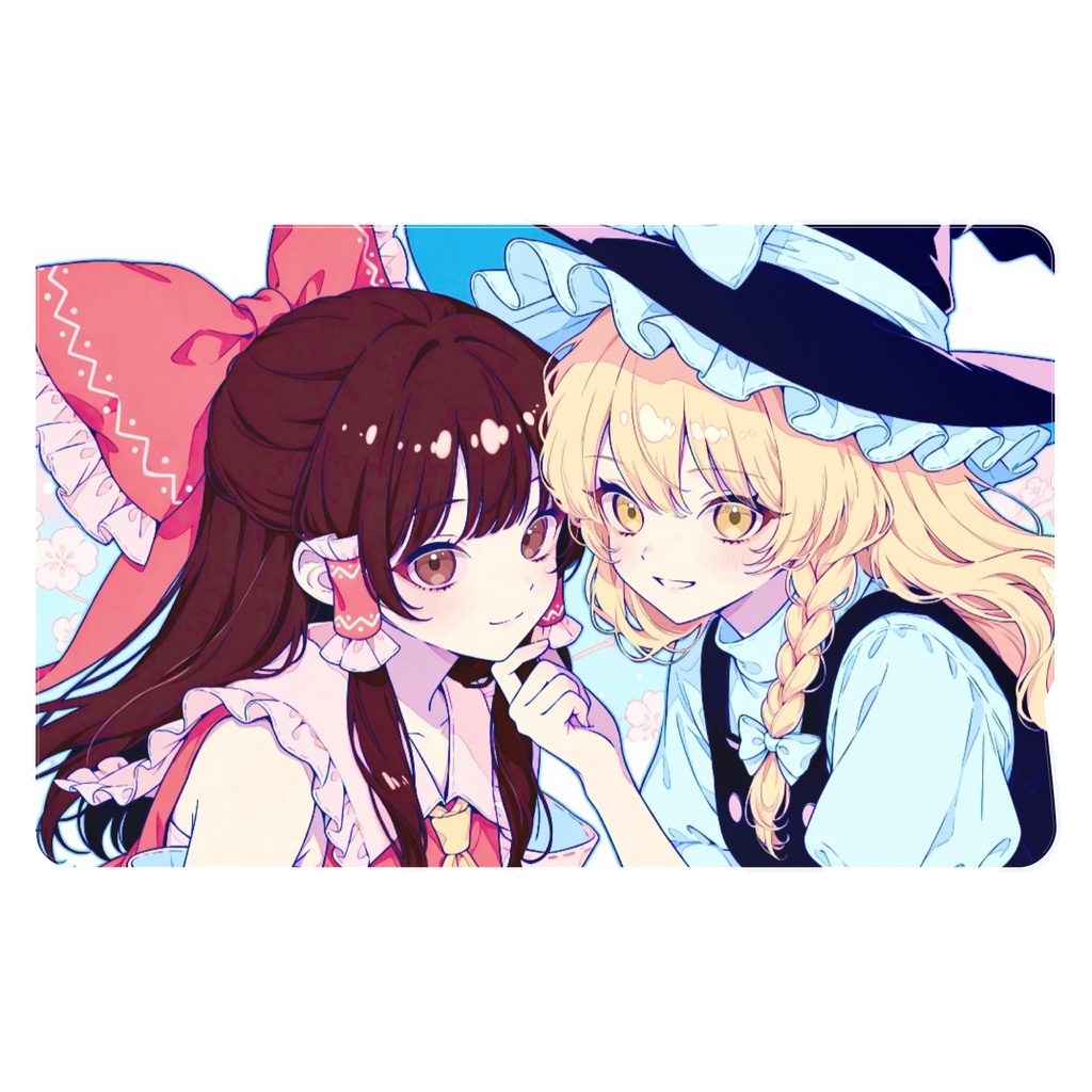 霊夢&魔理沙 ICカードステッカー