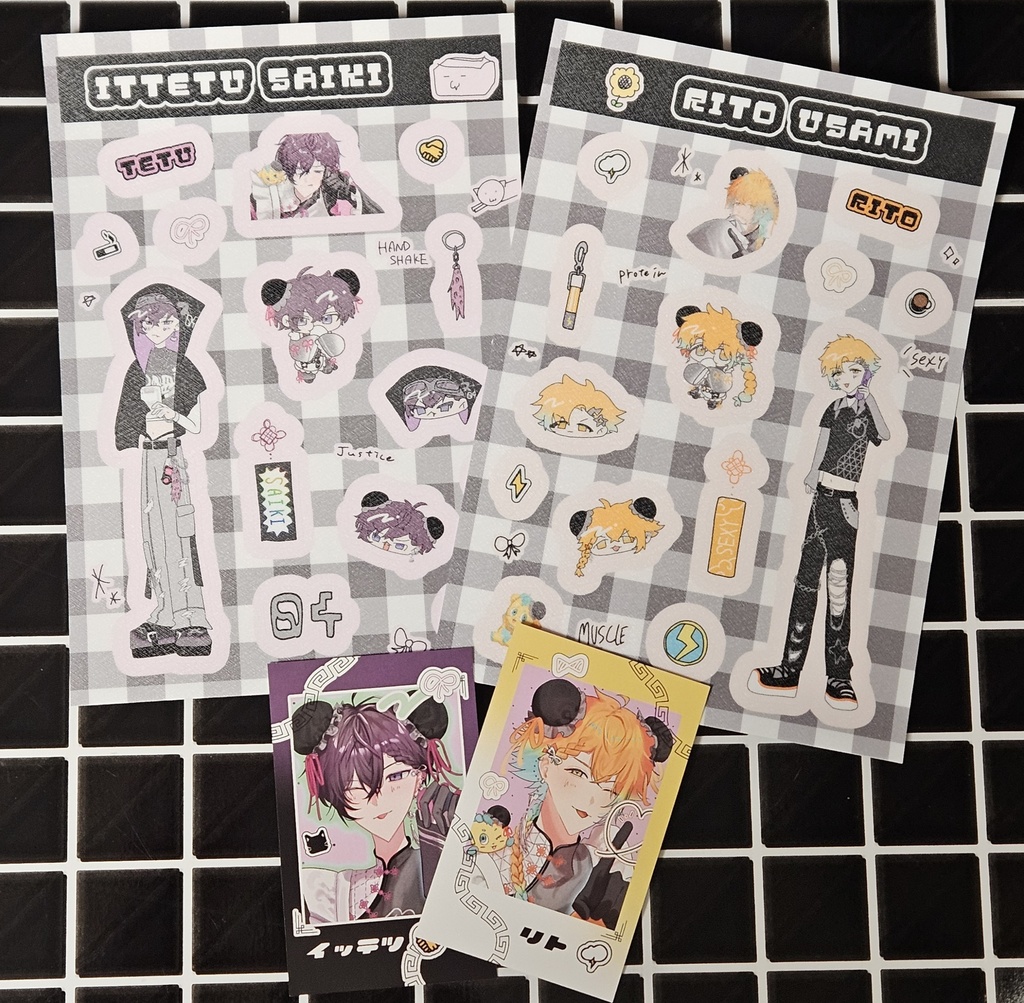 《非公式グッズ》ハーフシール＆チェキ風カード《#にじそうさく11》