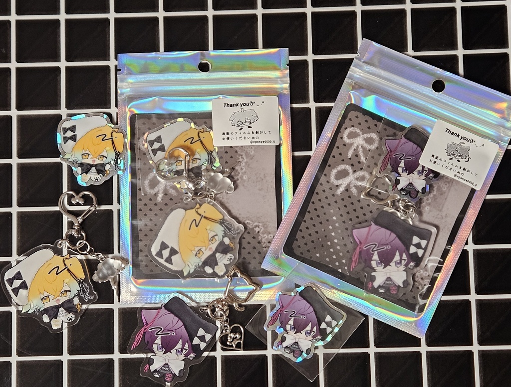 《非公式グッズ》アクキー＆ステッカー《#にじそうさく11》