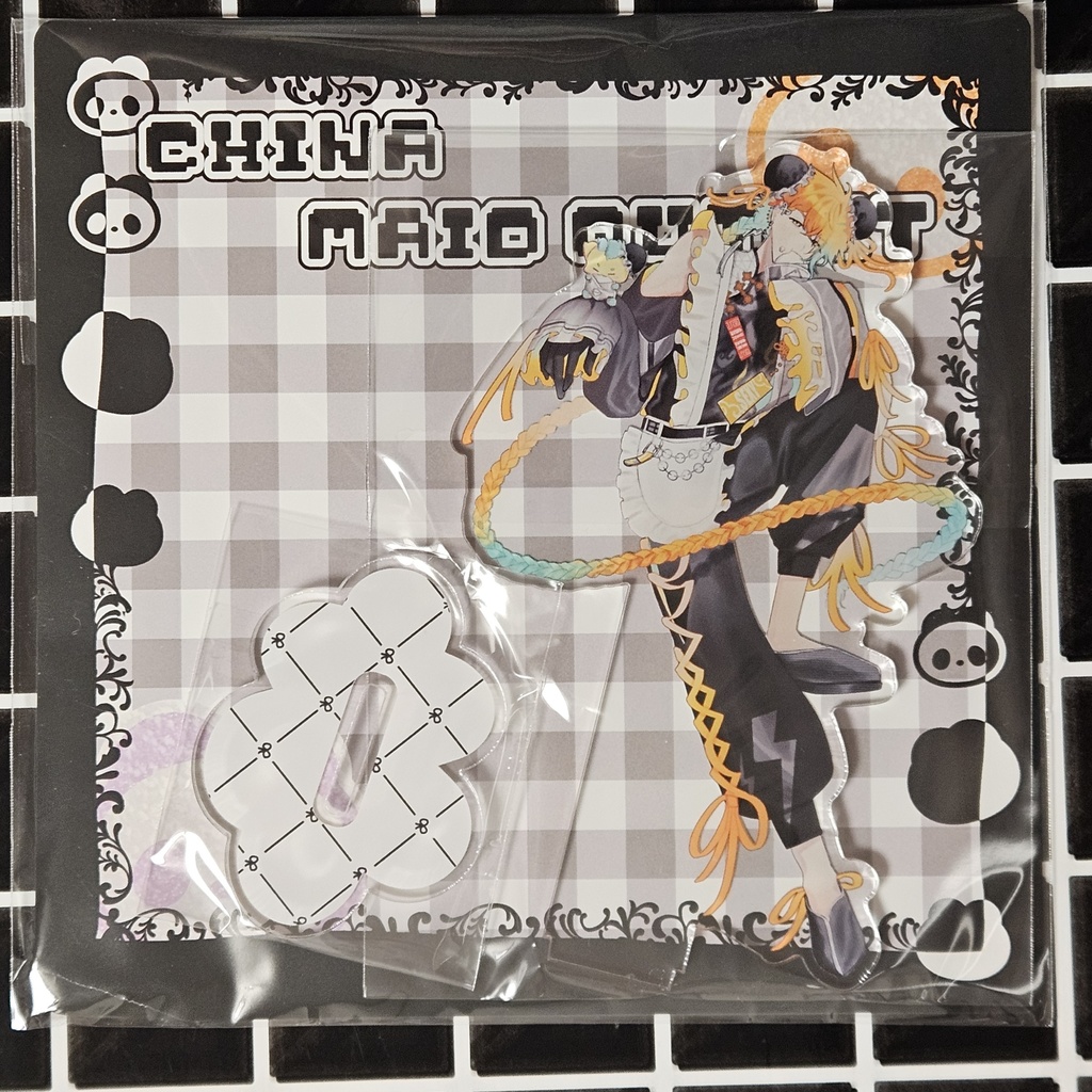 《非公式》捏造衣装チャイナメイド/アクリルスタンド/#にじそうさく11