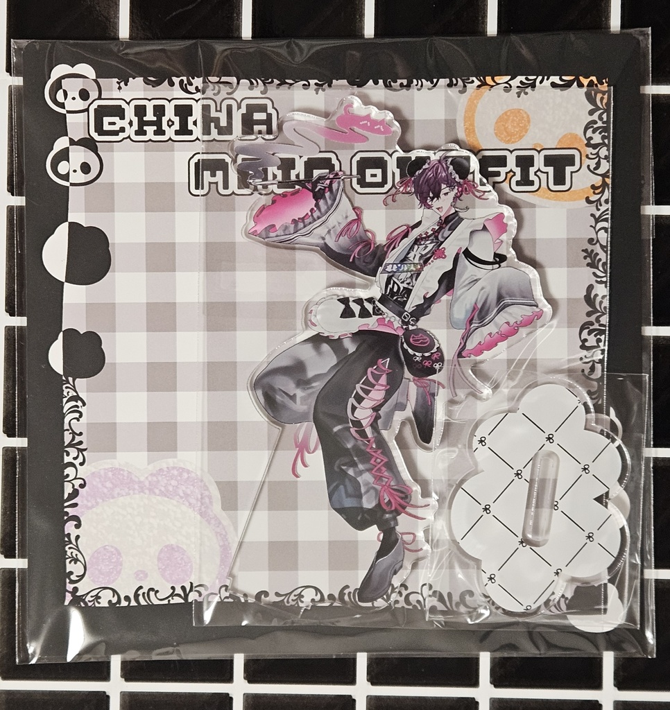 《非公式》捏造衣装チャイナメイド/アクリルスタンド/#にじそうさく11