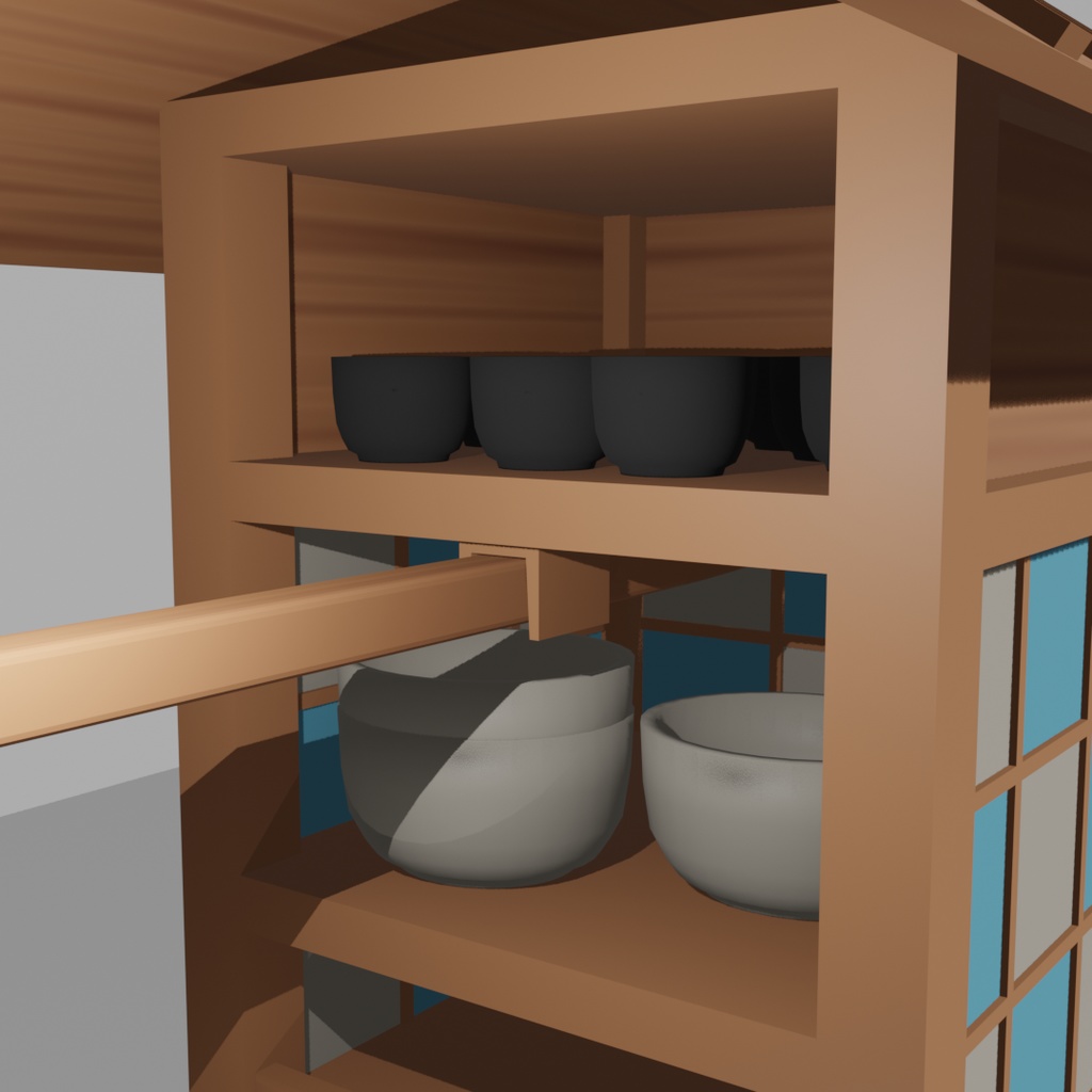 江戸のそば屋台