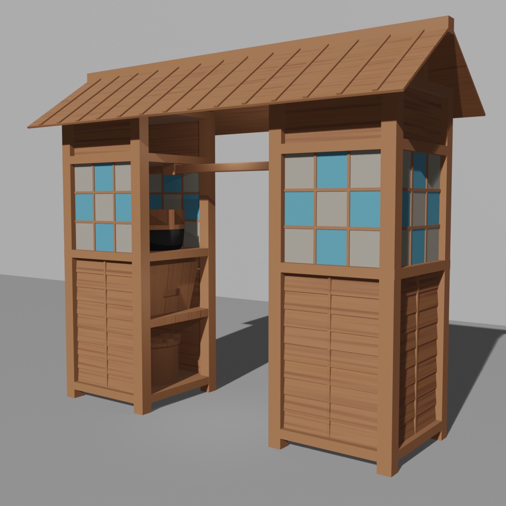 江戸のそば屋台