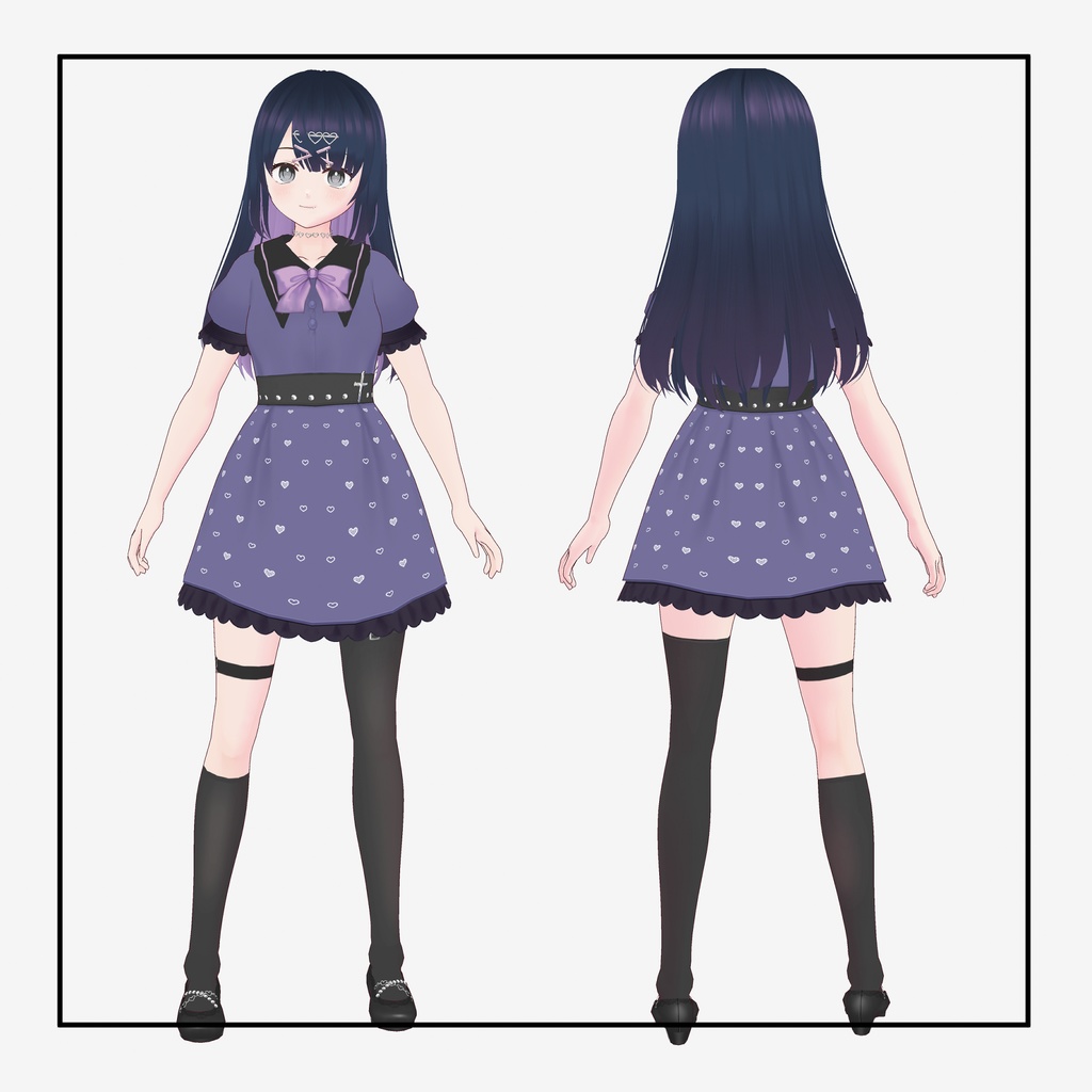 地雷ちゃん風コーデフルセット