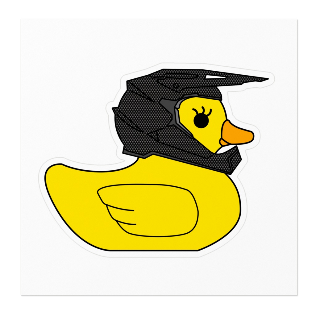 エンデューロアヒル(カーボン)ステッカー