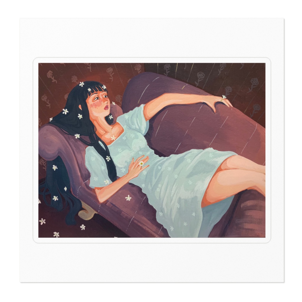 アジアンな少女/ステッカー