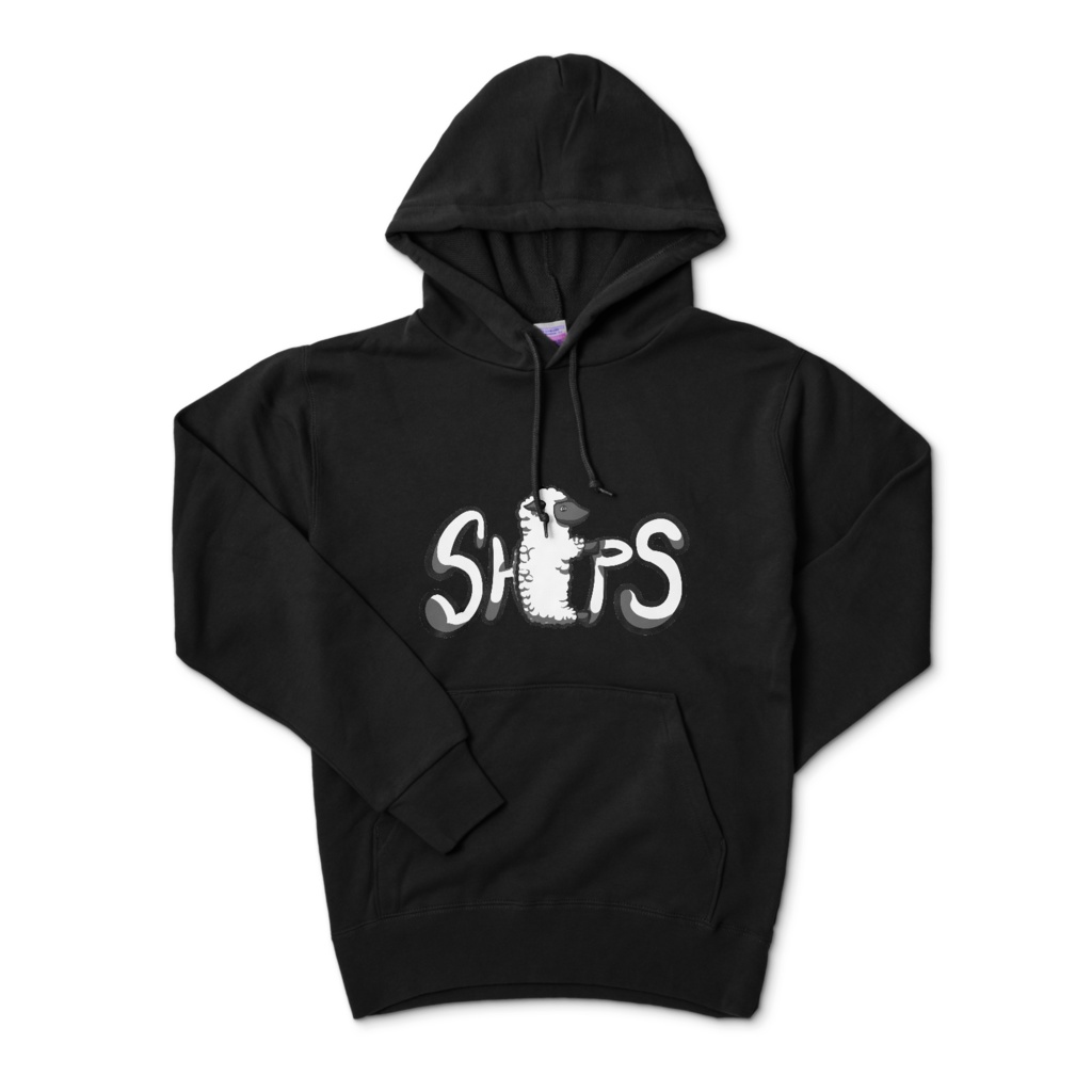 SHEPSパーカー/white/black